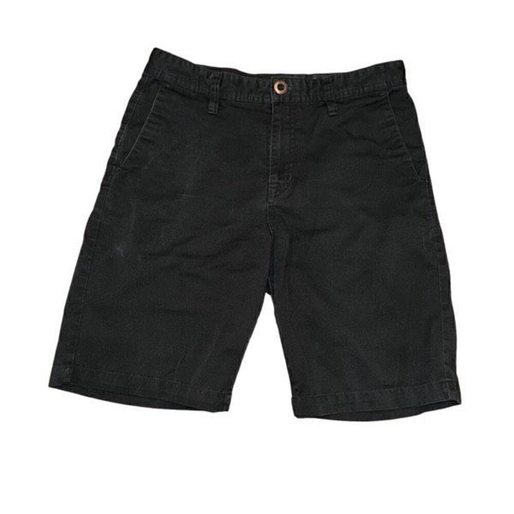 Volcom True To This Men's Shorts Size 30 Black Cotton/poly Blend